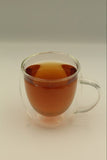 Double wall glass mug