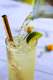Cold brew Ginger Tea | Ginger Lime Iced Tea