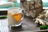 Chai Latte- Chai Tea with creamer. Chai Turmeric Loose Leaf Tea from Oribe Tea company in Hilo