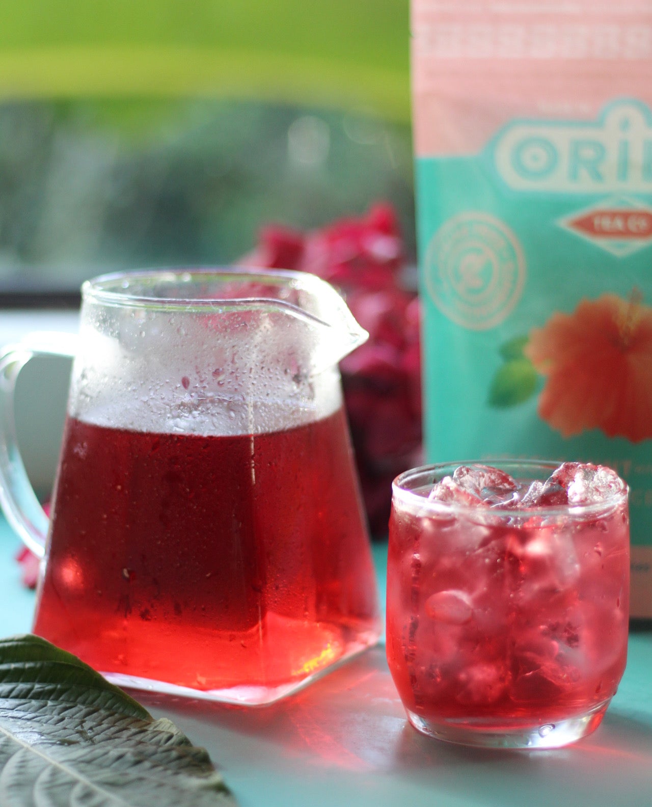 Caffeine Free Hibiscus Mint with Mamaki | Cold Brew Iced Tea